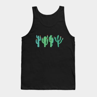 Cute colorful Succulents Print pattern Tank Top